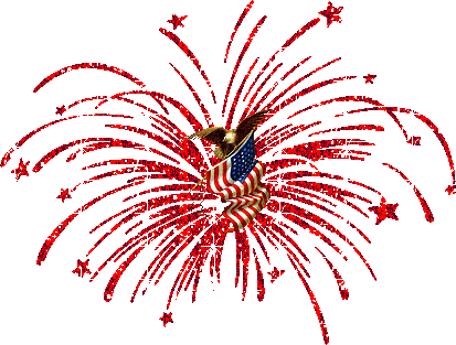 animated 4th of july clip art fireworks