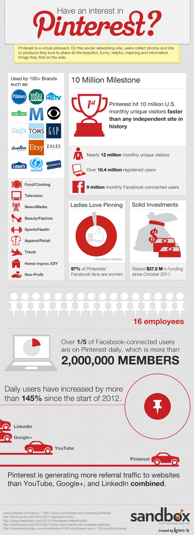 Pinterest Social Media Infographic