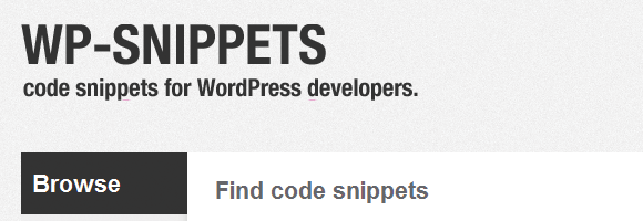 wp snippets wordpress