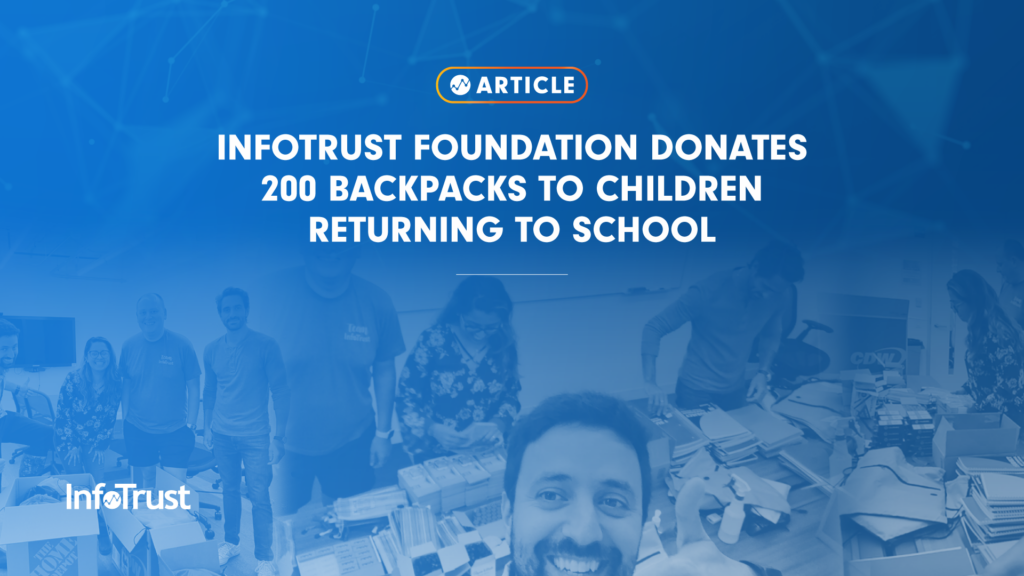 InfoTrust Foundation Donates 200 Backpacks to Children Returning to School