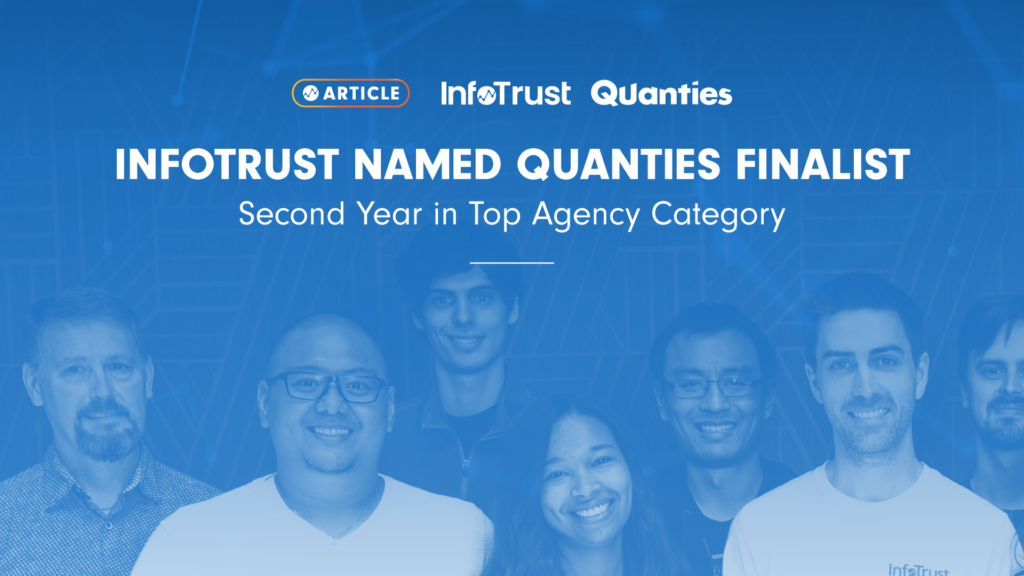 InfoTrust Named Quanties Finalist, Second Year in Top Agency Category