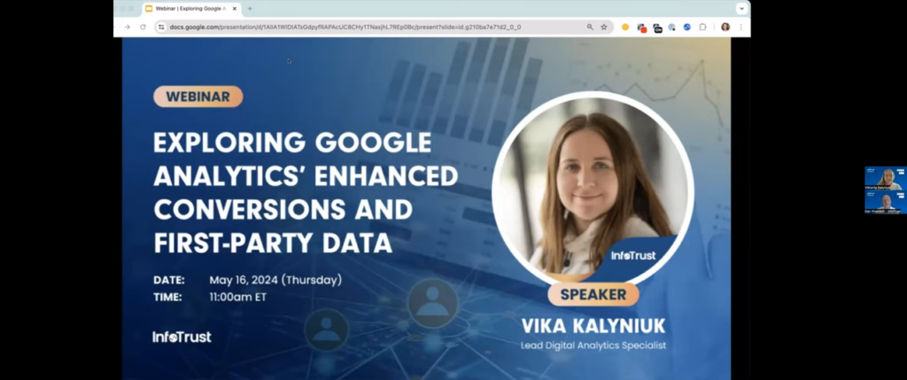 InfoTrust Webinar | Exploring Google Analytics’ Enhanced Conversions and First-Party Data