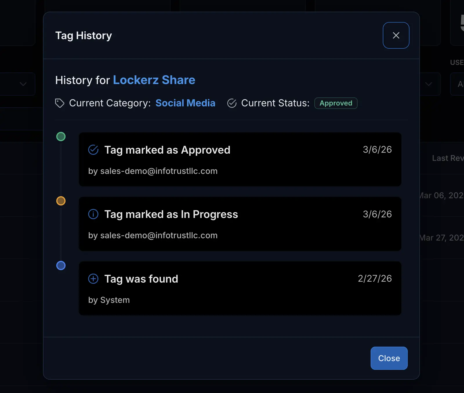 Tag-Inpector-Audit-Trail